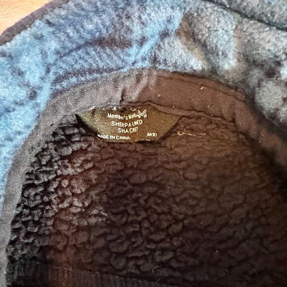 Member's Mark Shacket Boy’s Snapped Closure Fleece Sherpa Lined Size 8 - Picture 5 of 6